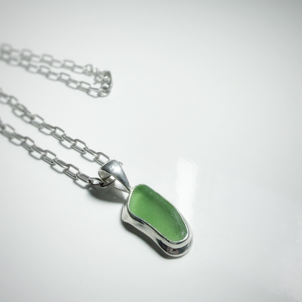 Horizon / Sea Glass  Pendant Head Rough