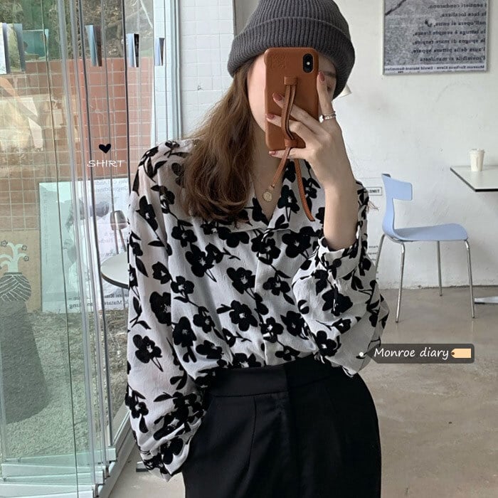 スタンダードシャツ レディーススプリングトップス ジャケット ロング レトロ 春物 モンロー55357302001