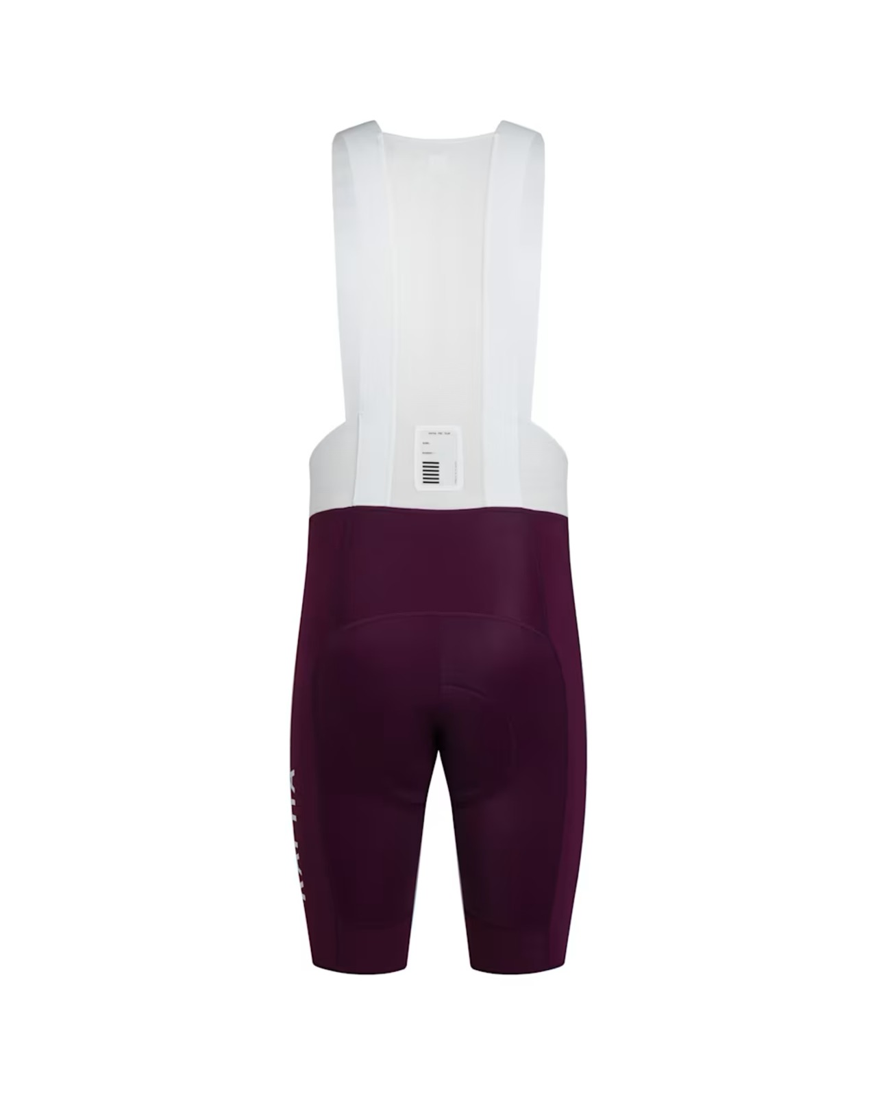 MEN'S PRO TEAM BIB SHORTS III - REGULAR PLUM/WHITE