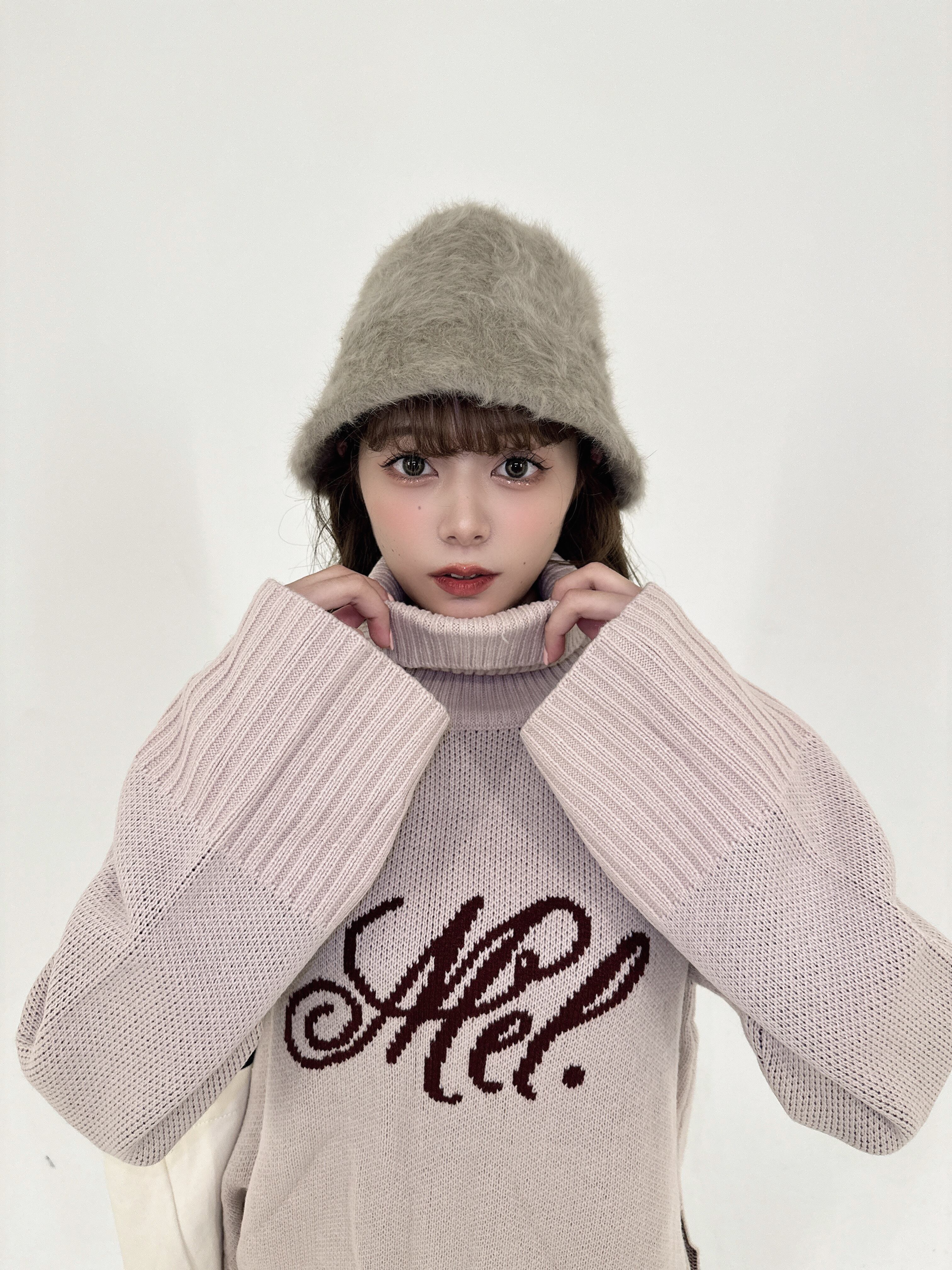 Mel. logo icon knit   新品　meltie