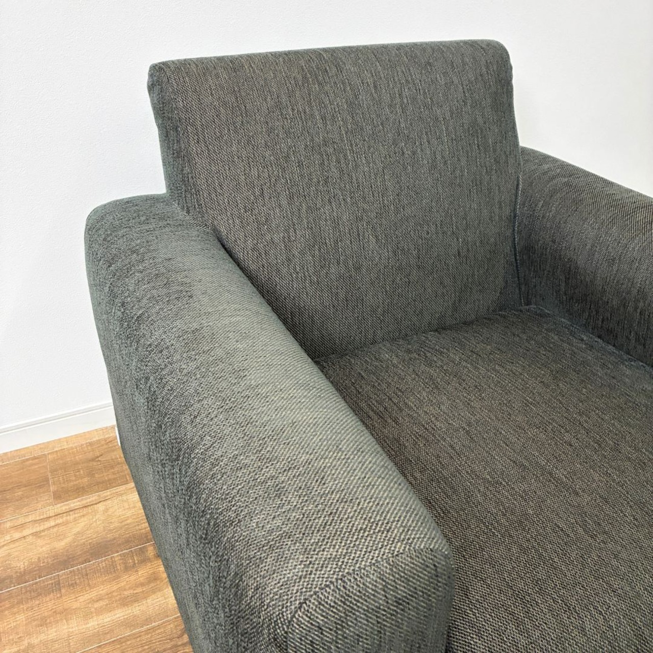 FLANNEL SOFA SOUL 1P SOFA フランネルソファ ソウル クッション付き 1人掛けソファ ナチュラル リビング ファブリック【中古】【250サイズ】