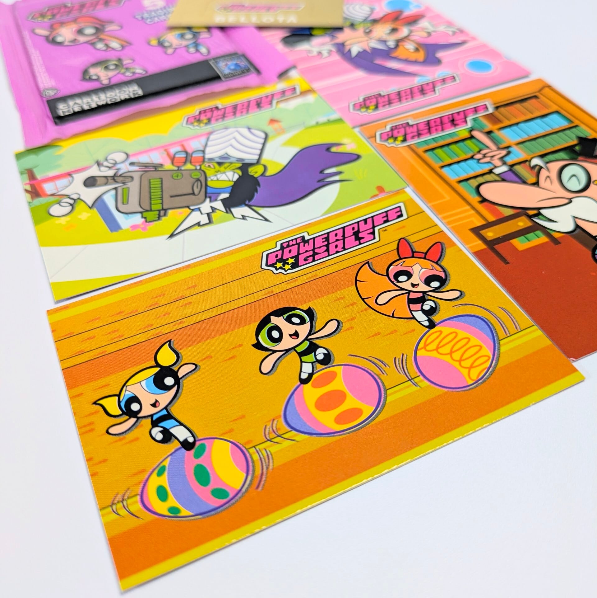 ☆送料無料！☆2004年製 ナバレッテ【 パワーパフガールズ（ The Powerpuff Girls ）】Trading Cards  カートゥーンネットワーク CARTOON NETWORK / VINTAGEトレカ単品 （1パック=5CARDS入）〚アメリカン雑貨 アメトイ〛