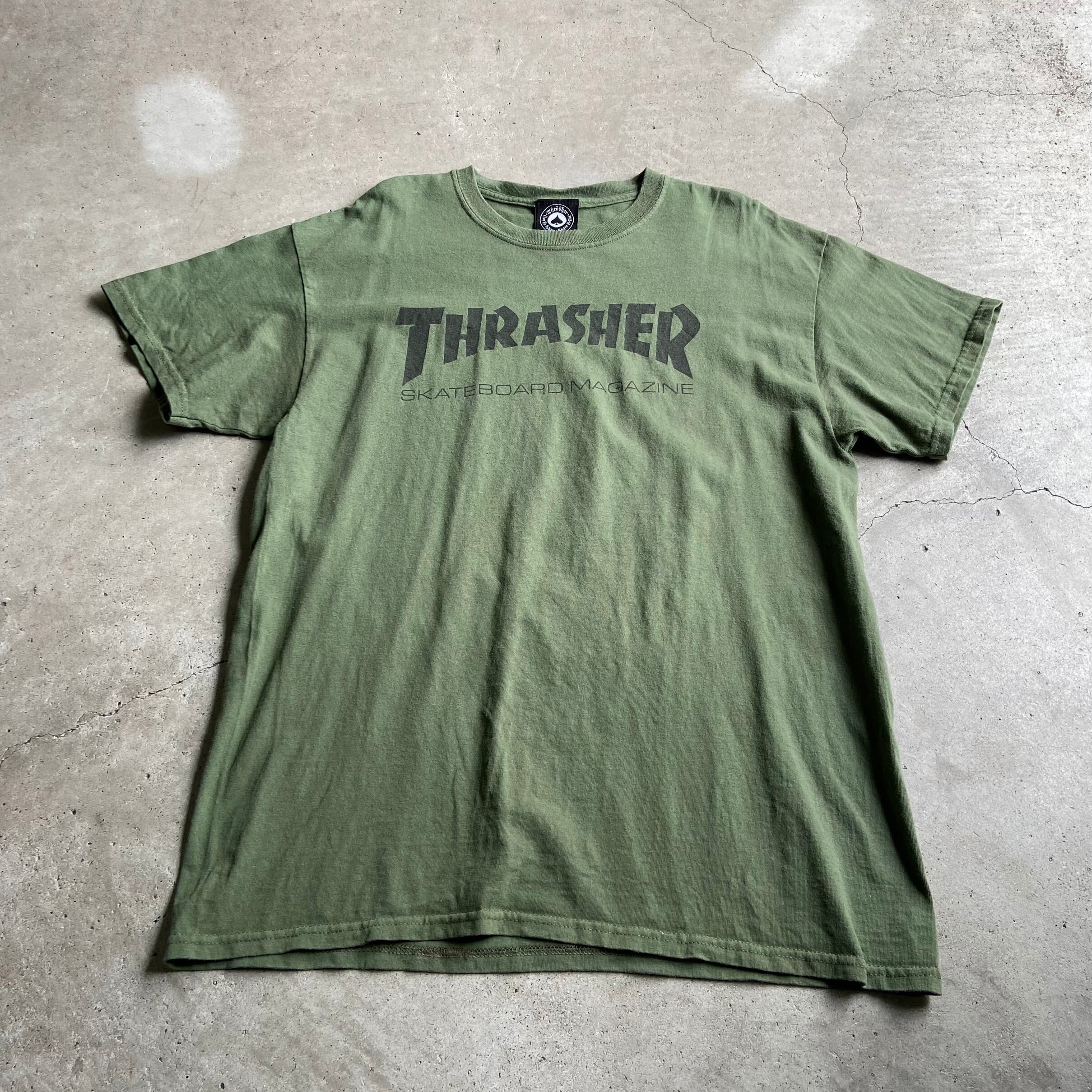THRASHER スラッシャー スケートボード マガジン ロゴTシャツ メンズXL