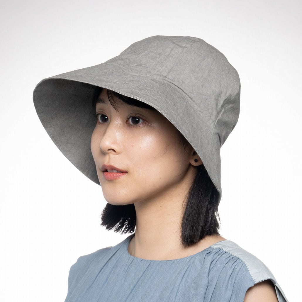 【2026年春夏】天日干し コットンアジャスター チューリップ|ホワイト/ベージュ/ブラック/グレイ