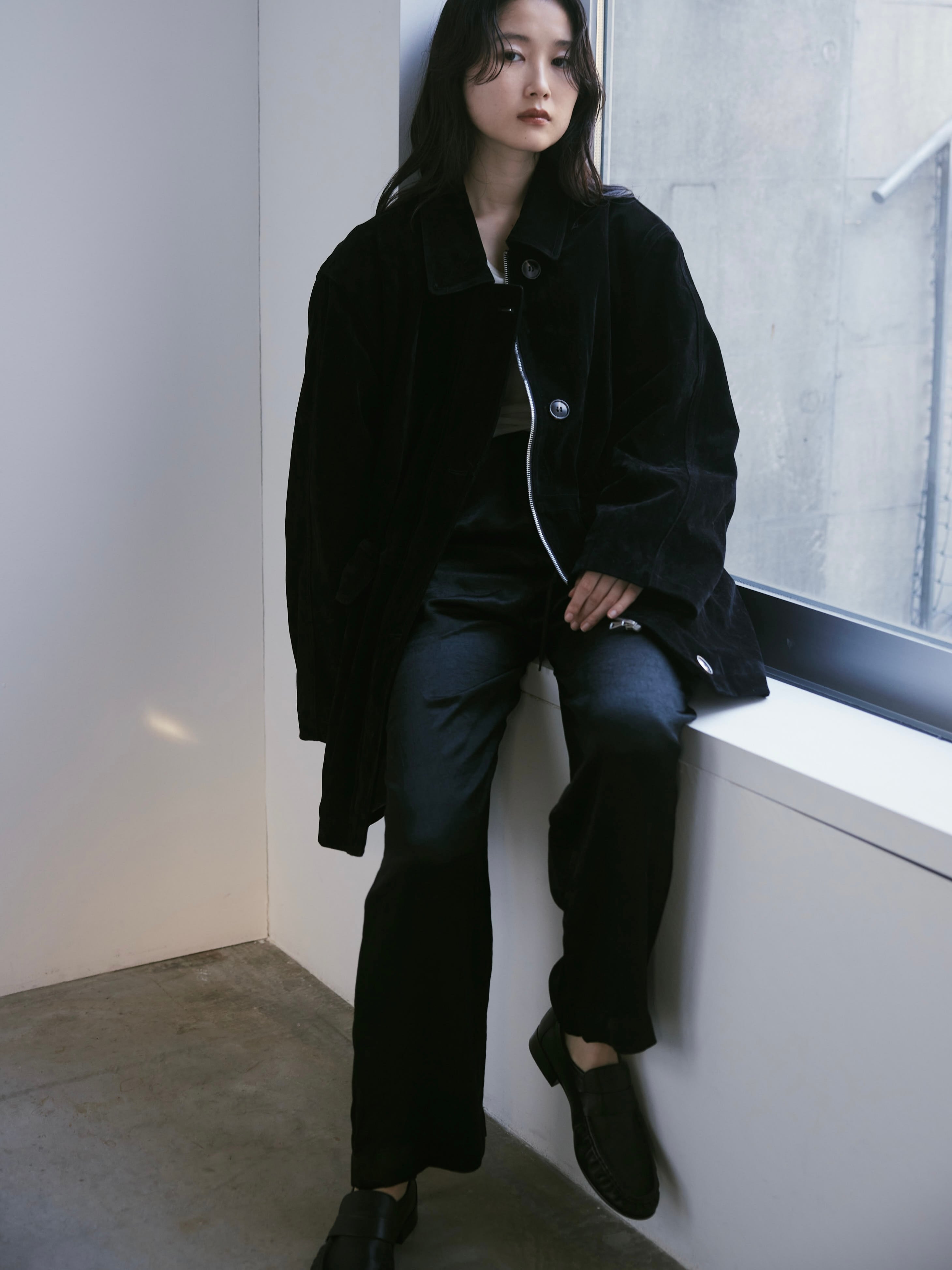 eco suède coat | aéré