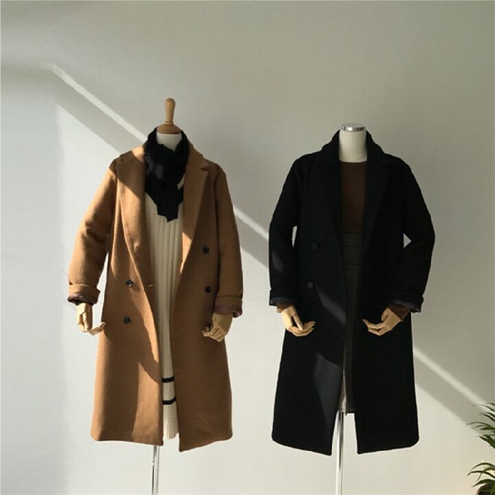 チェスターコート 中・長セクション 韓国 ゆったりする 秋冬 厚手 スリム 薄手 大きいサイズ コート ト