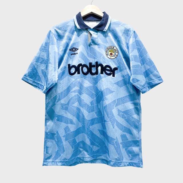 マンチェスターシティ】MANCHESTER CITY レトロ 90/91 XL - ウェア