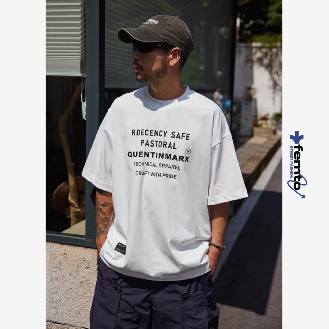 Graphic logo oversized tee 1016 - 1