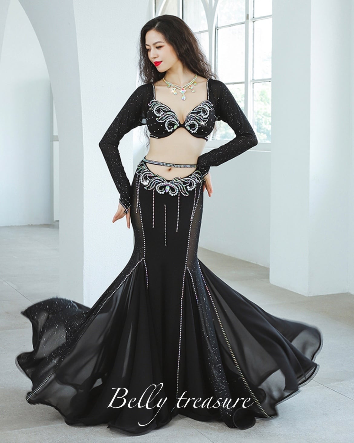 ベリーダンス オリエンタル衣装 malaya ワンピース オーダーメイド