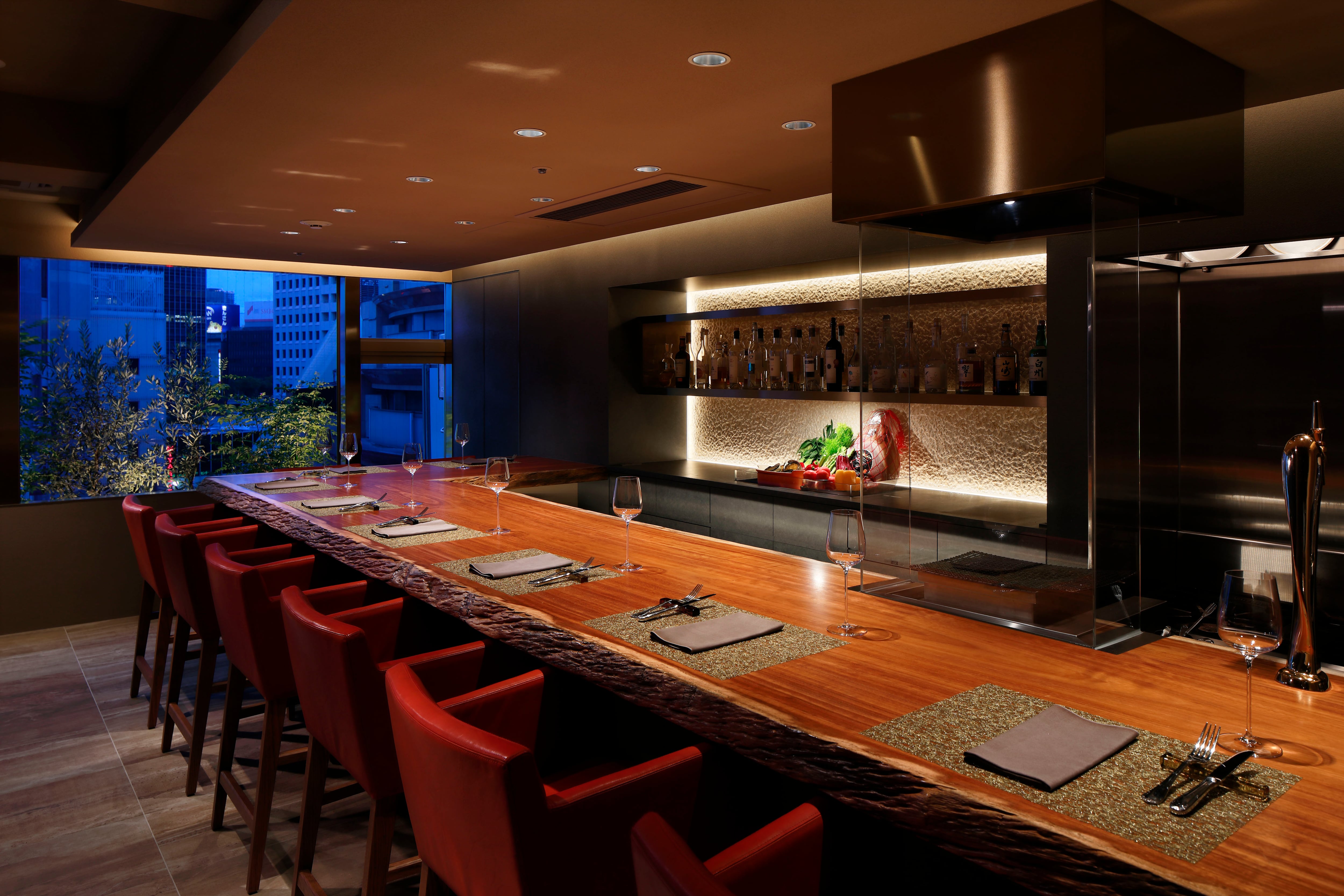 カウンター (一枚板） オーダーイメージ | 千年家具 - 一枚板 テーブル