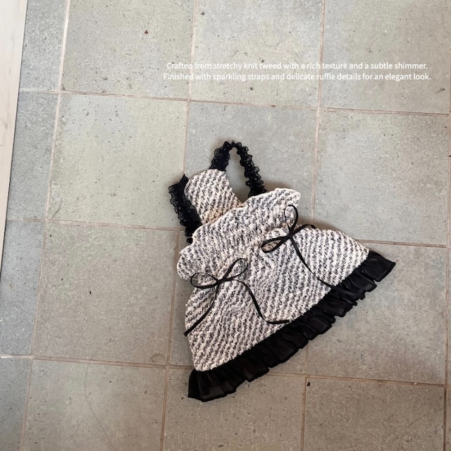 【予約】[Hi yeboo] bani tweed ops
