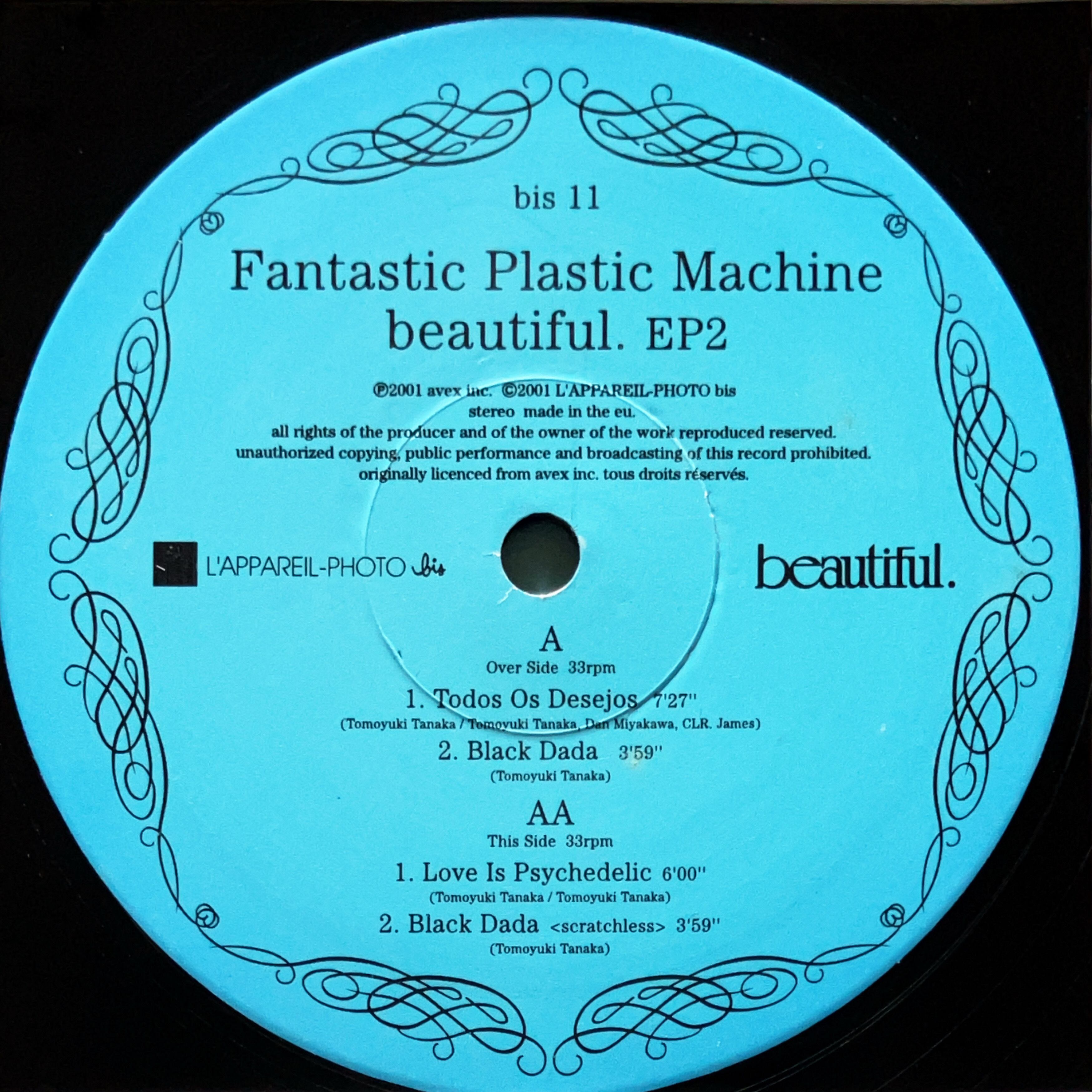 12”】Fantastic Plastic Machine / Beautiful EP2 (L'Appareil-Photo