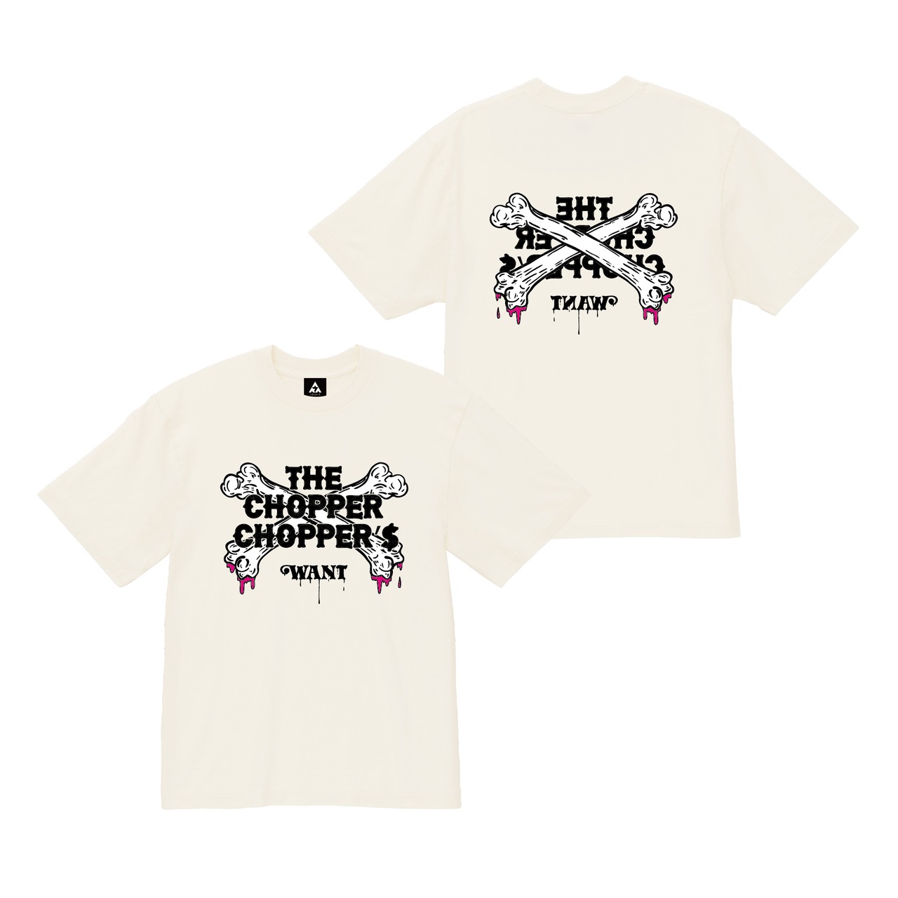 WANT bonebone TEE [フェードホワイト]