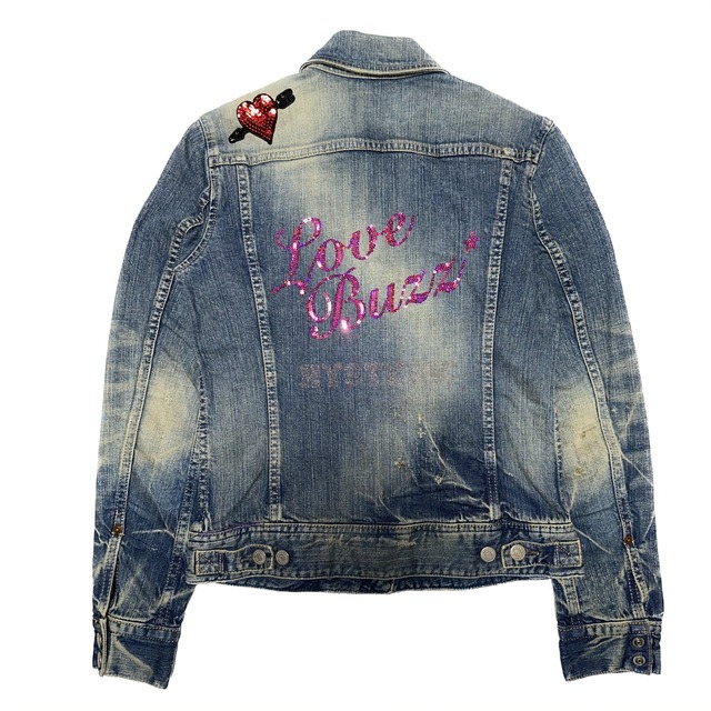 “Hysteric Glamour” Lovely Denim Jacket with Sparkles