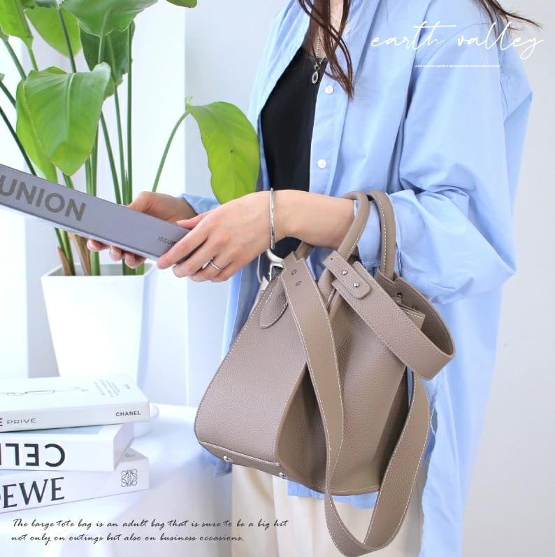 ★7月3~7日POPUP販売限定★本革キューブバケツバッグ 2wayショルダー【lr000204】