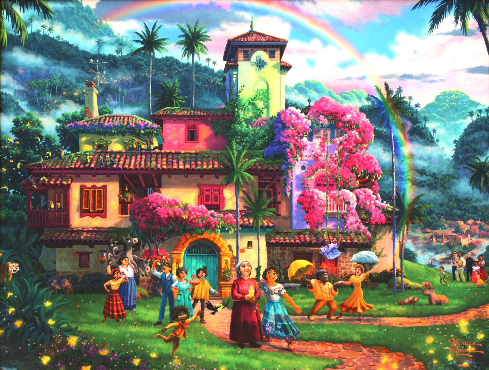 ディズニー絵画 トーマス キンケード ミラベルと魔法だらけの家