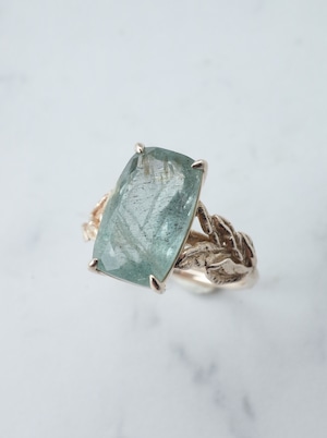 Moss Aquamarine Florist Ring - 2