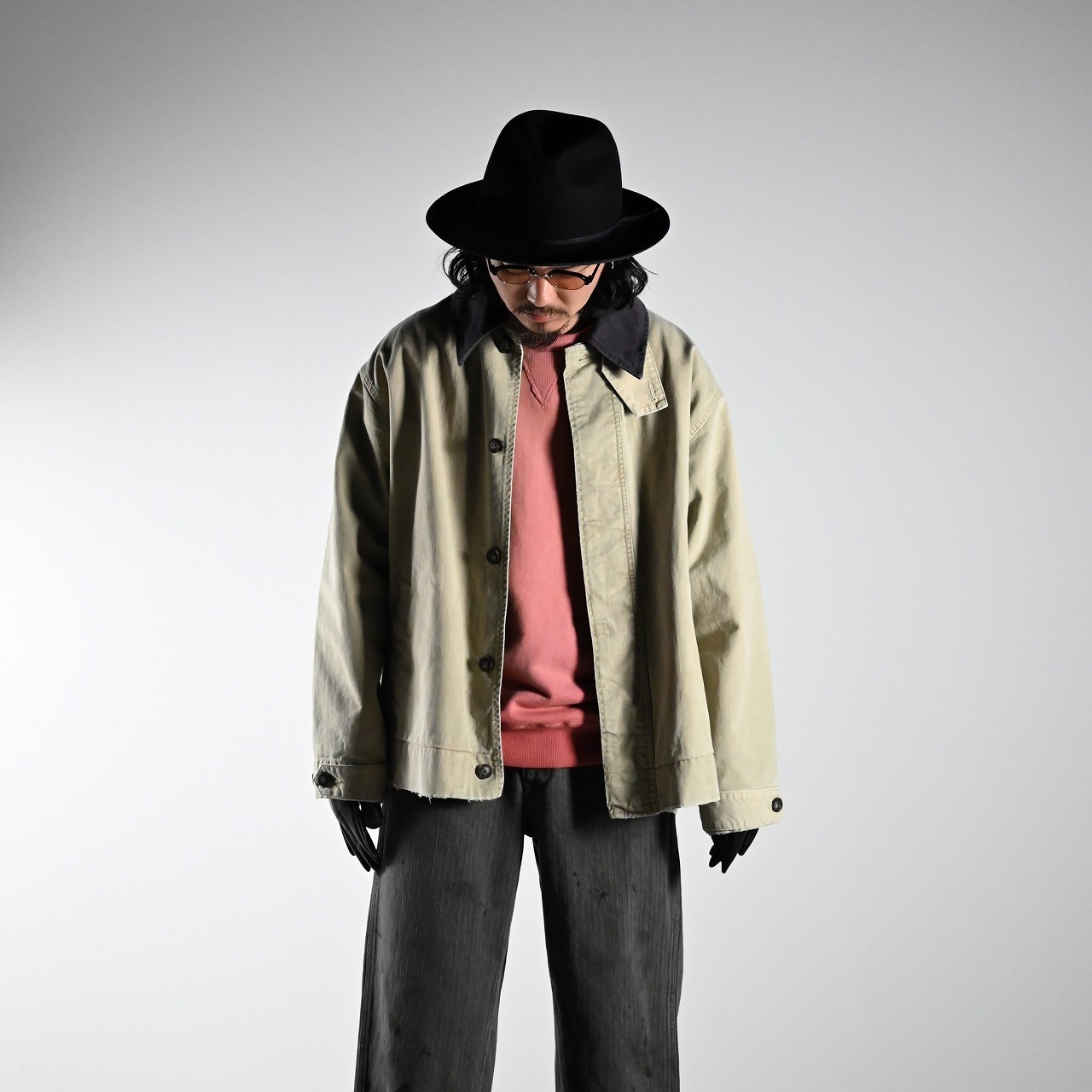ANACHRONORM / SOUTIEN COLLAR MIDDLE JACKET
