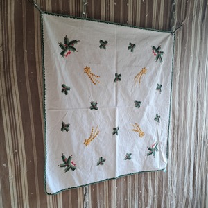 ヨーロッパ 刺繡クロス used [508120]
