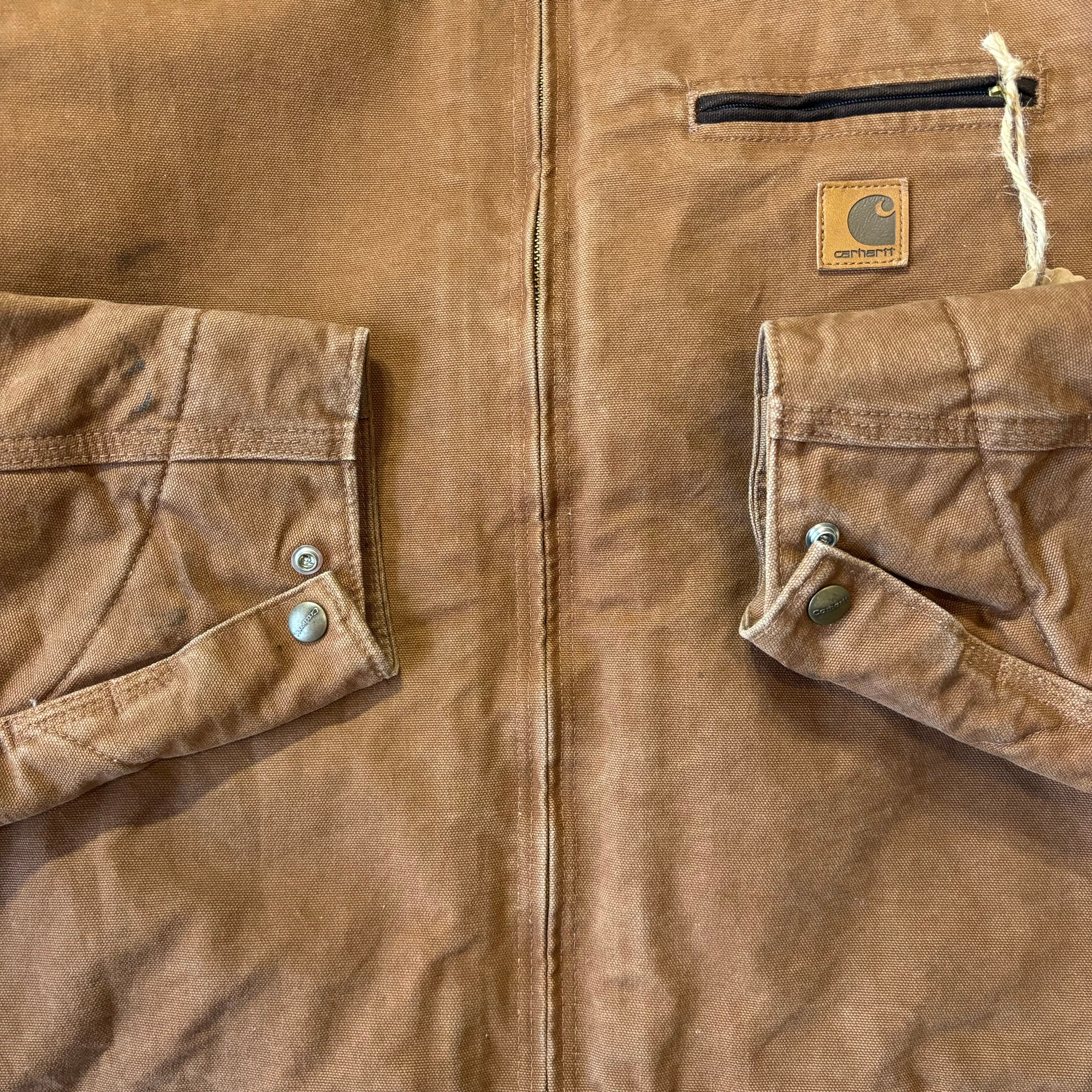 carhartt デトロイトジャケット ブラウン 短丈 no.1220 | 古着屋ROCKET