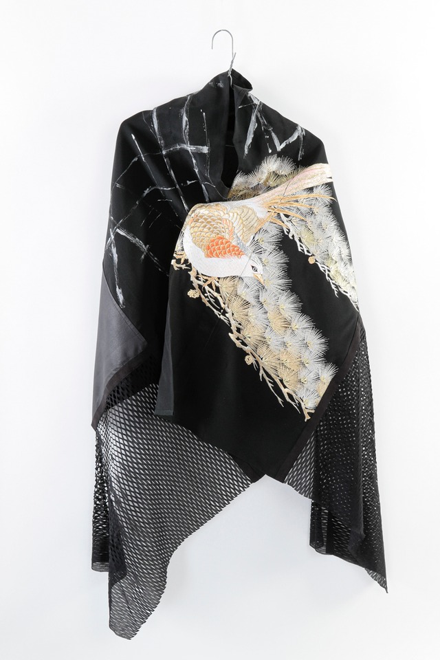 #mgakimono HAORI BIG PLAIN CORNICE STOLE 〈205622〉Wearable ART