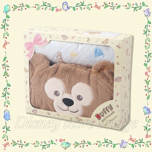公式 ダッフィー おくるみ ギフトセット 東京ディズニーシー限定 フード付きタオル 綿100% 出産祝い プレゼント ベビー用 赤ちゃん