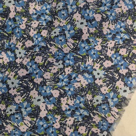 ◆輸入 リバティ LIBERTY タナローン Champion’s Bouquet チャンピオンズブーケ ブルー 約130×50cm