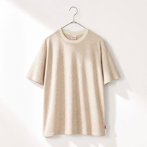 ナローボーダー クルーネック半袖Tシャツ