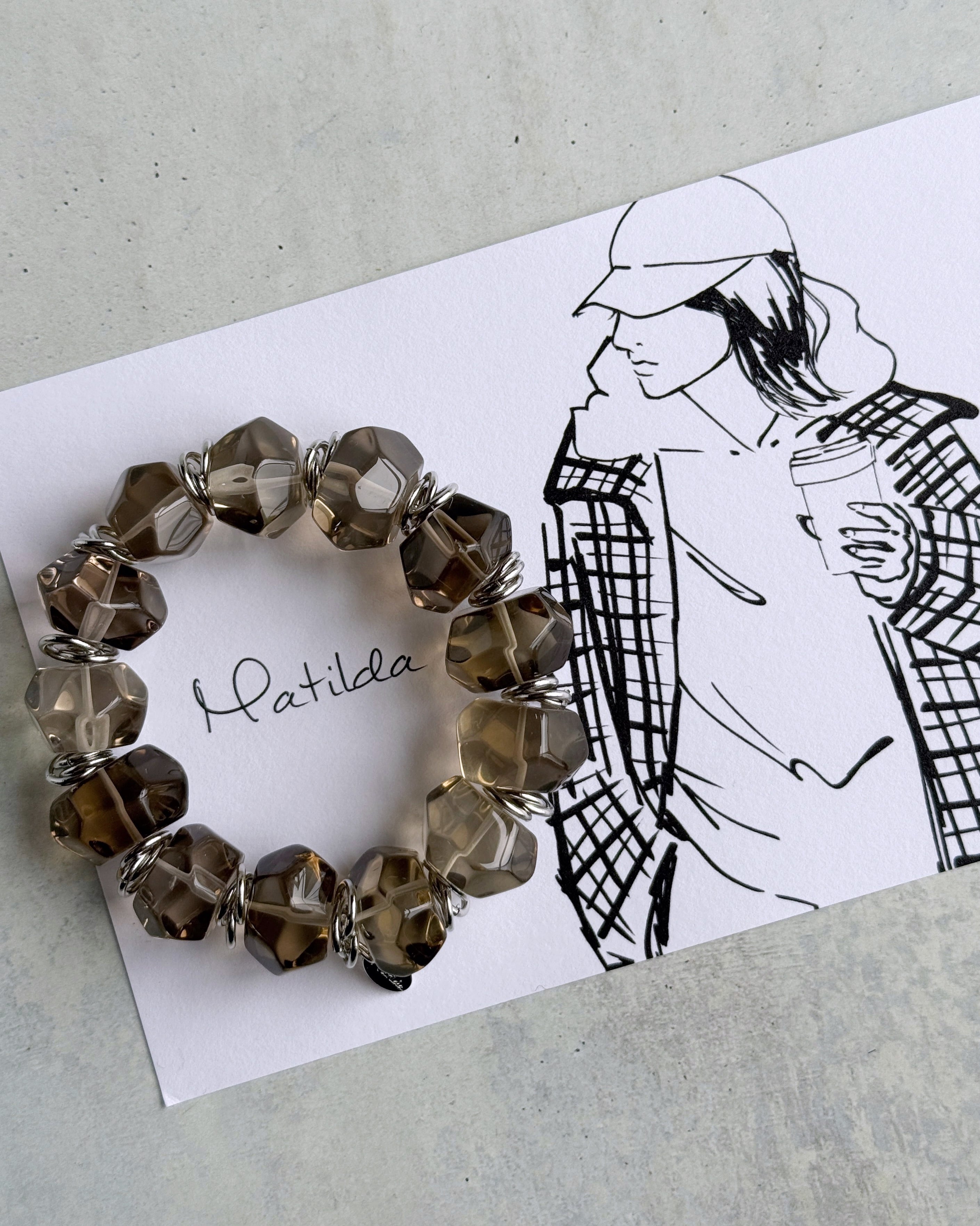 tumble bracelet(スモーキークォーツ)