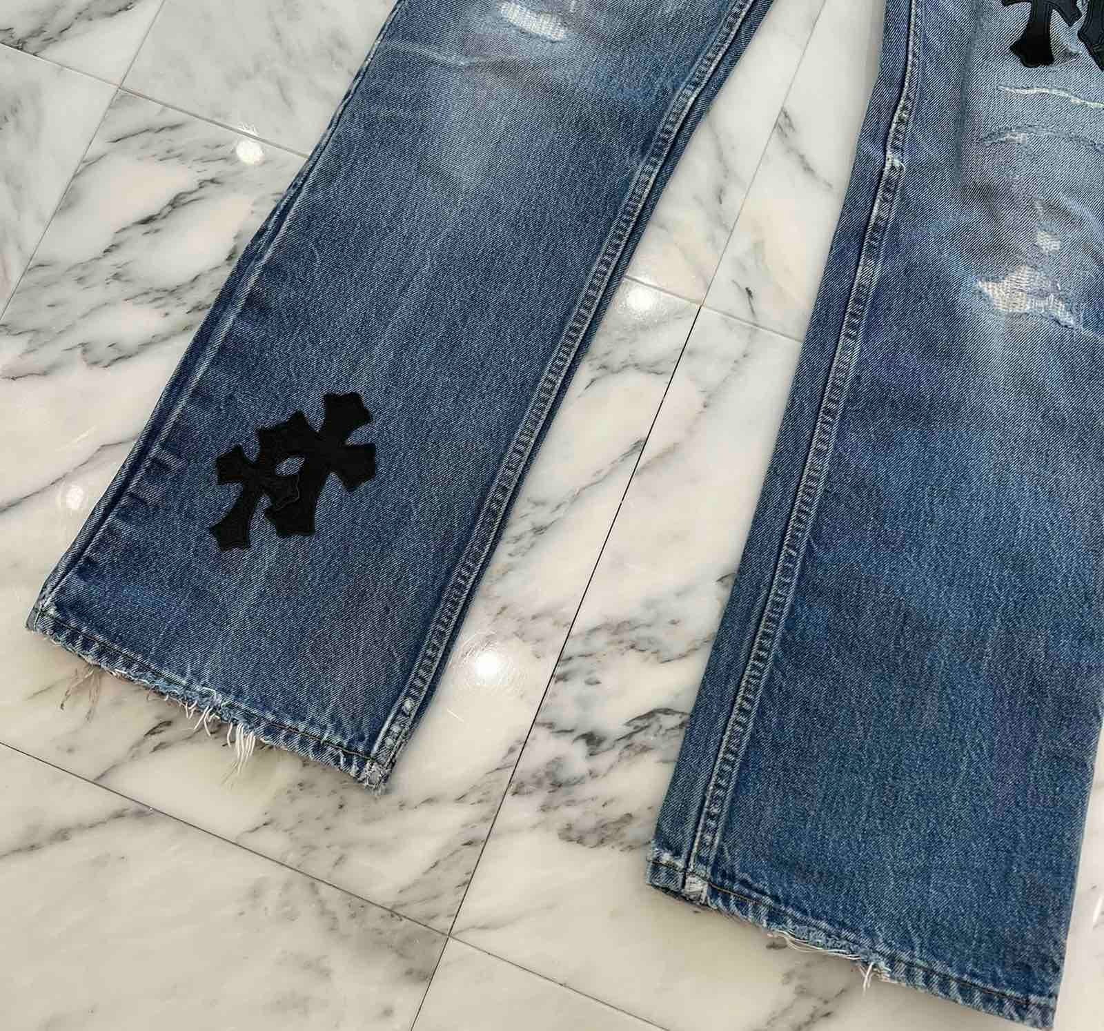CHROME HEARTS クロムハーツ × リーバイス ヴィンテージ クロスレザー