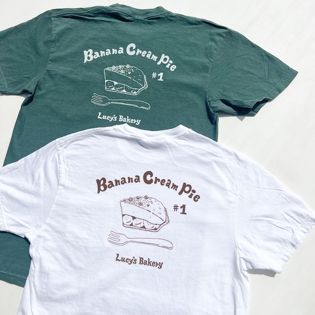 Lucy's Bakery "Banana Cream Pie" Pocket S/S Tee