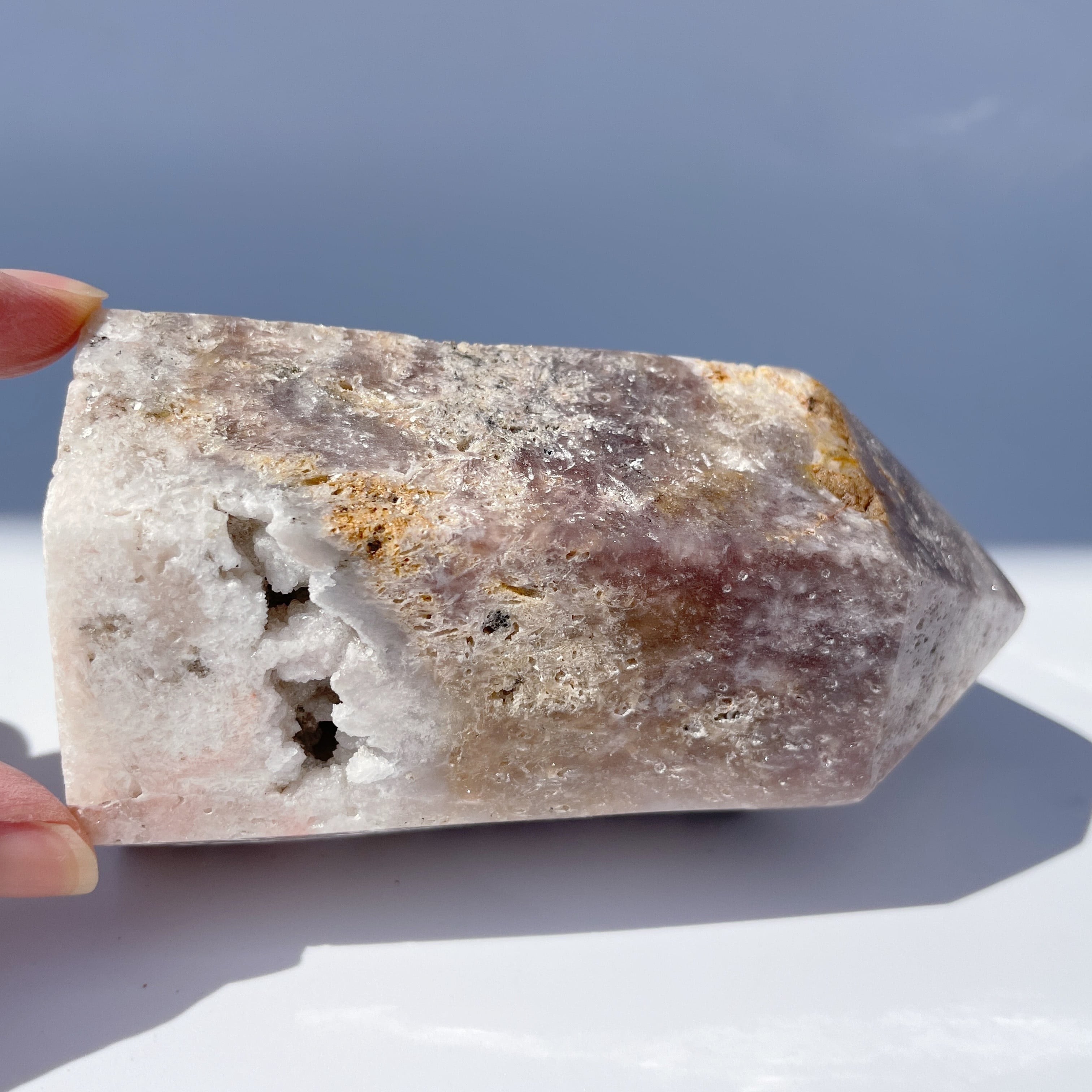 ⭐︎天然石⭐︎高品質⭐︎タワー⭐︎ポイント⭐︎ピンクアメジストと