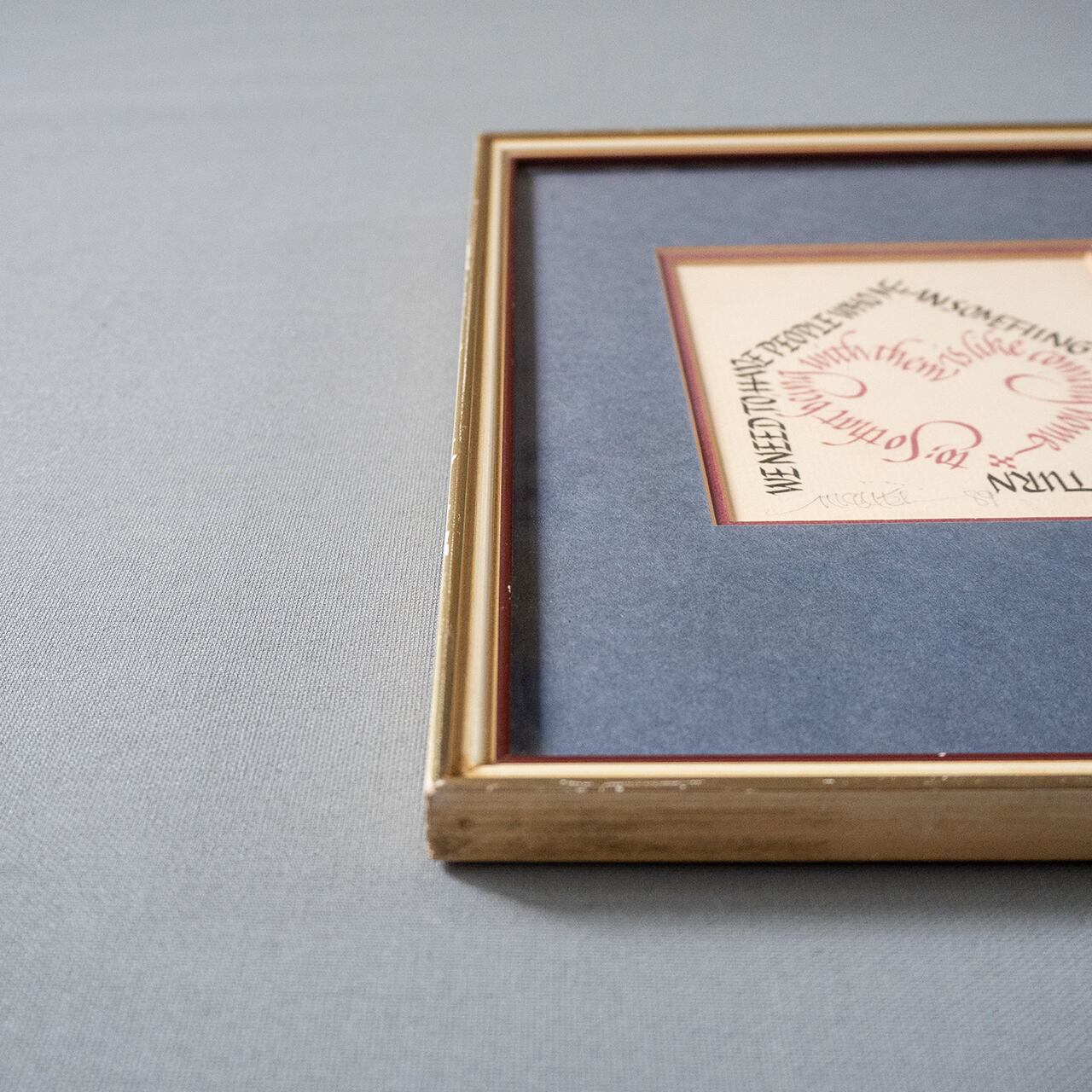 その他 unknown vintage Framed text art unknown vintage Framed text art | CERA STORE