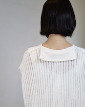 METHO - Harinuki Skipper Vest : white