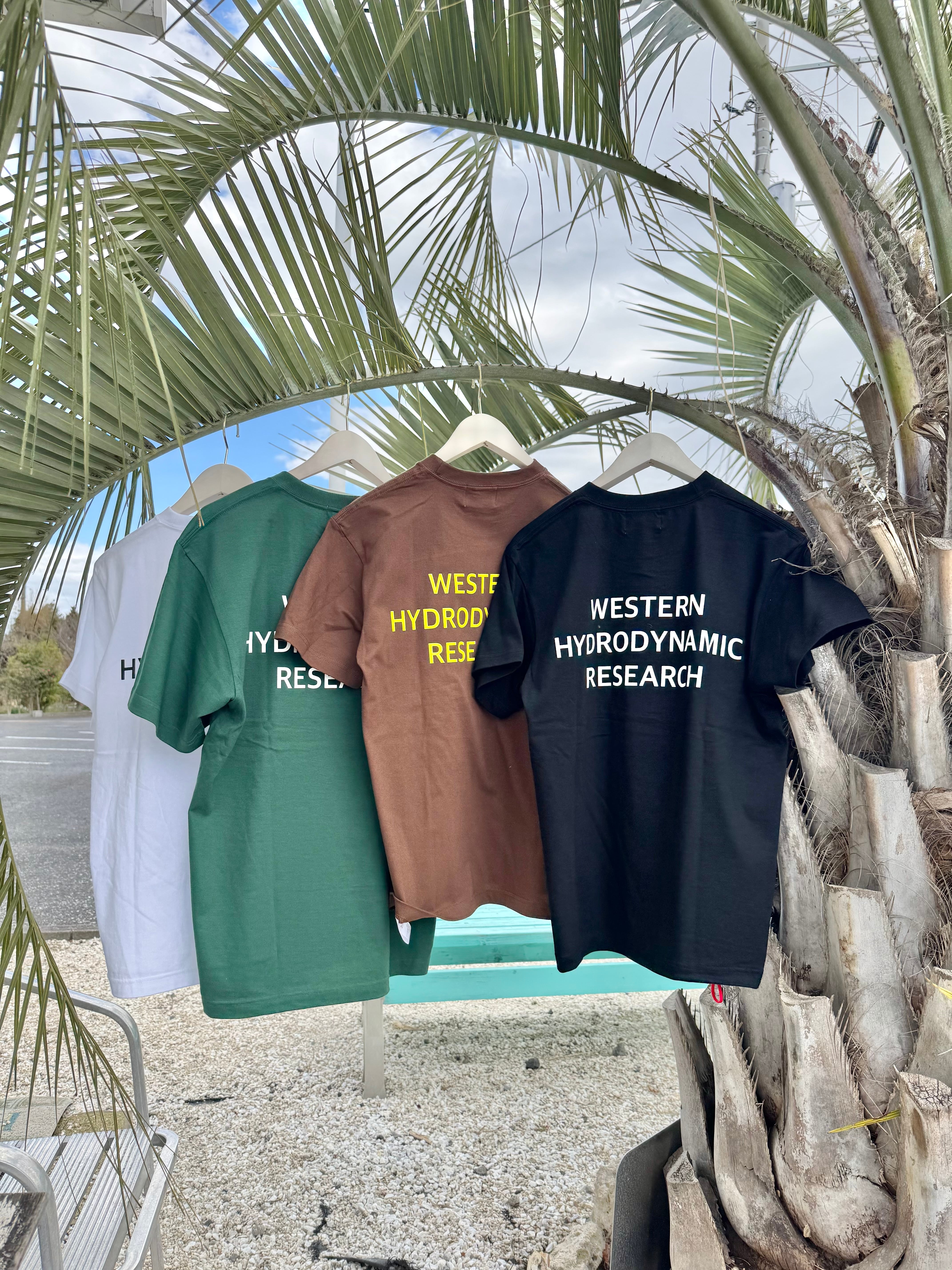 WHR(Western Hydrodynamic Research) Tシャツ ¥9,000(9,900)