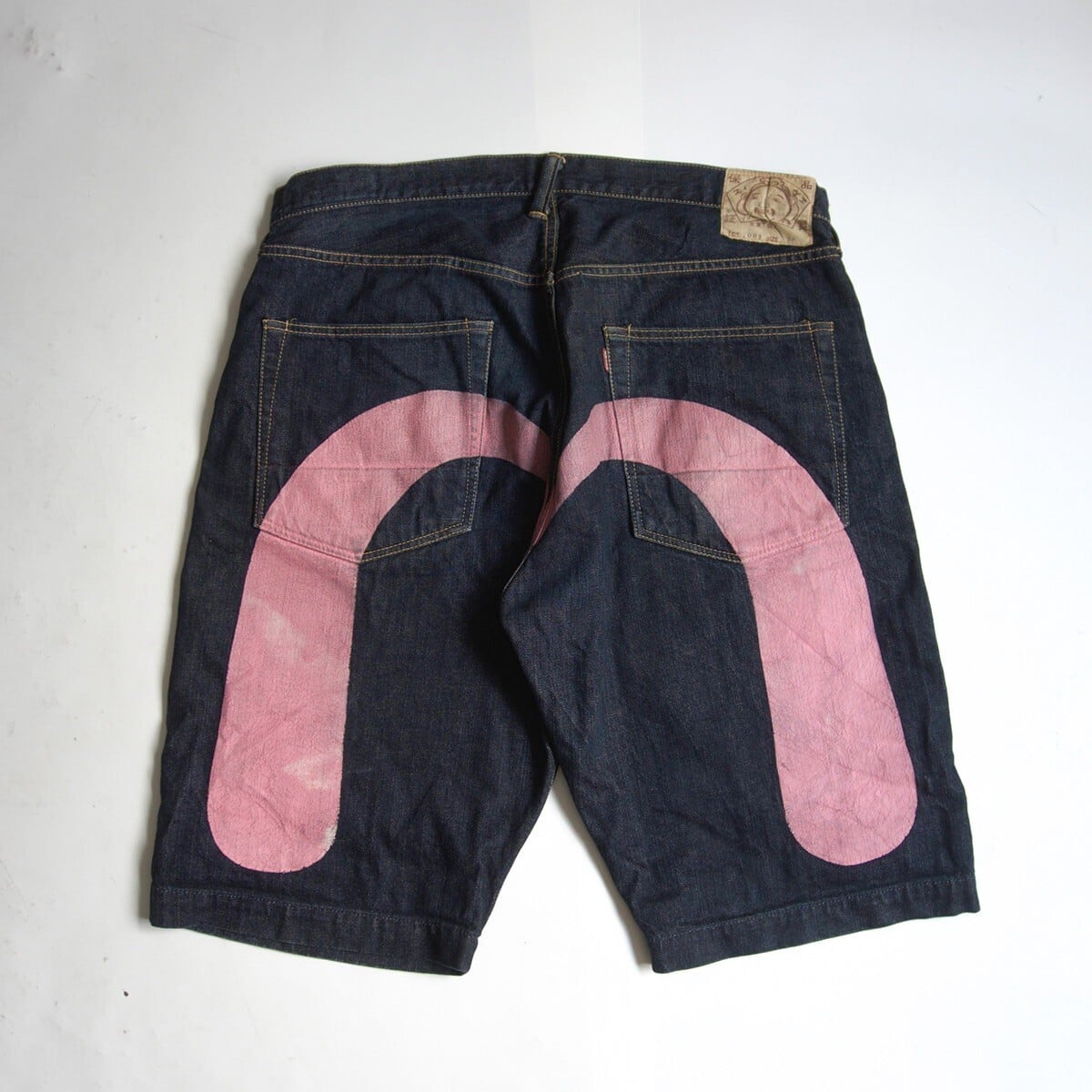 雰囲気抜群/濃紺】EVISU 【LOT.2000 デニムパンツ】32×35 エビス