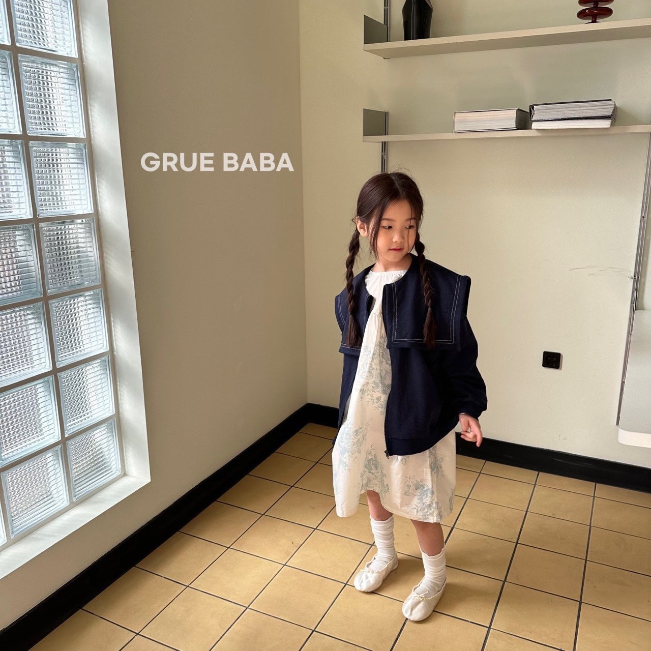 セーラーカラージップスウェット(ネイビー)90〜130cm - 13