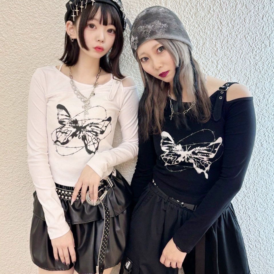 Butterfly ベルトワンショルピタロンT | VOLCAN&APHRODITE 公式通販