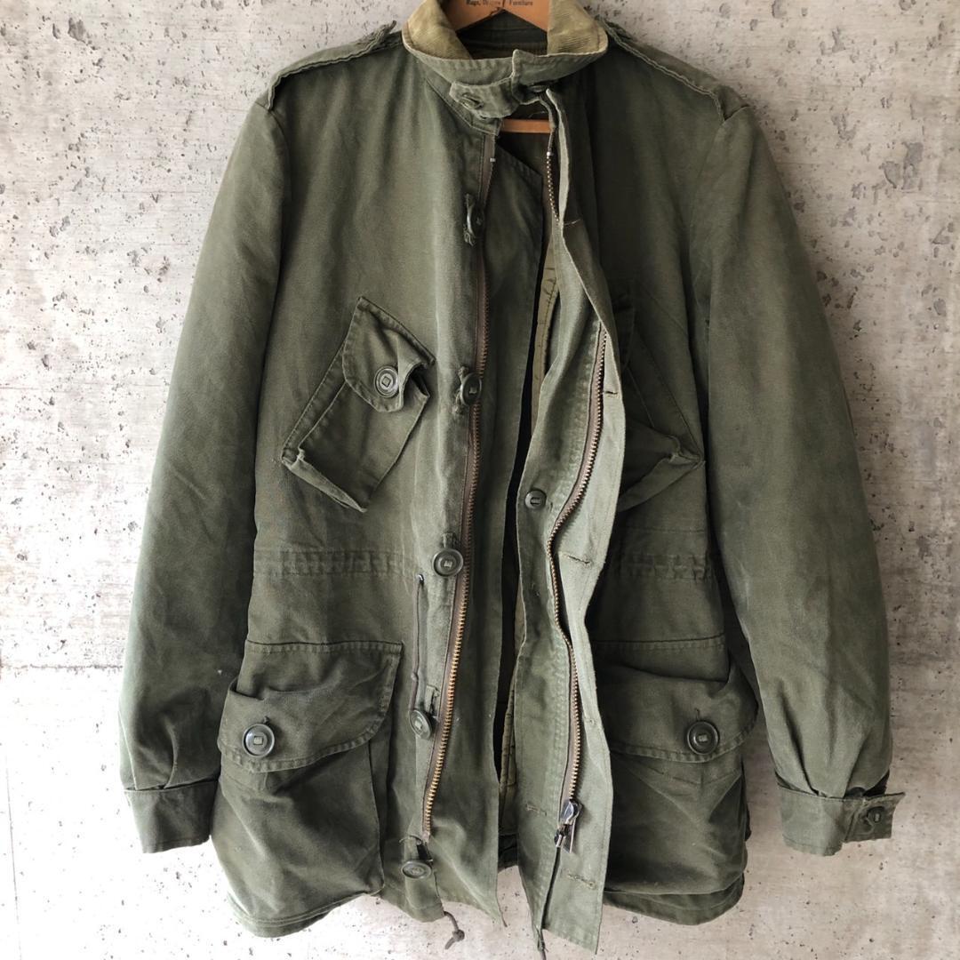 KU407 カナダ軍 ミリタリー 80s GSコンバットジャケット ライナー付