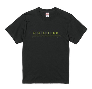 ANATAKIKOU「ふしぎメモリ半袖Tシャツ」ブラック