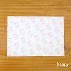 【CHIQON】PAPER IN A5サイズ 便箋「happy」