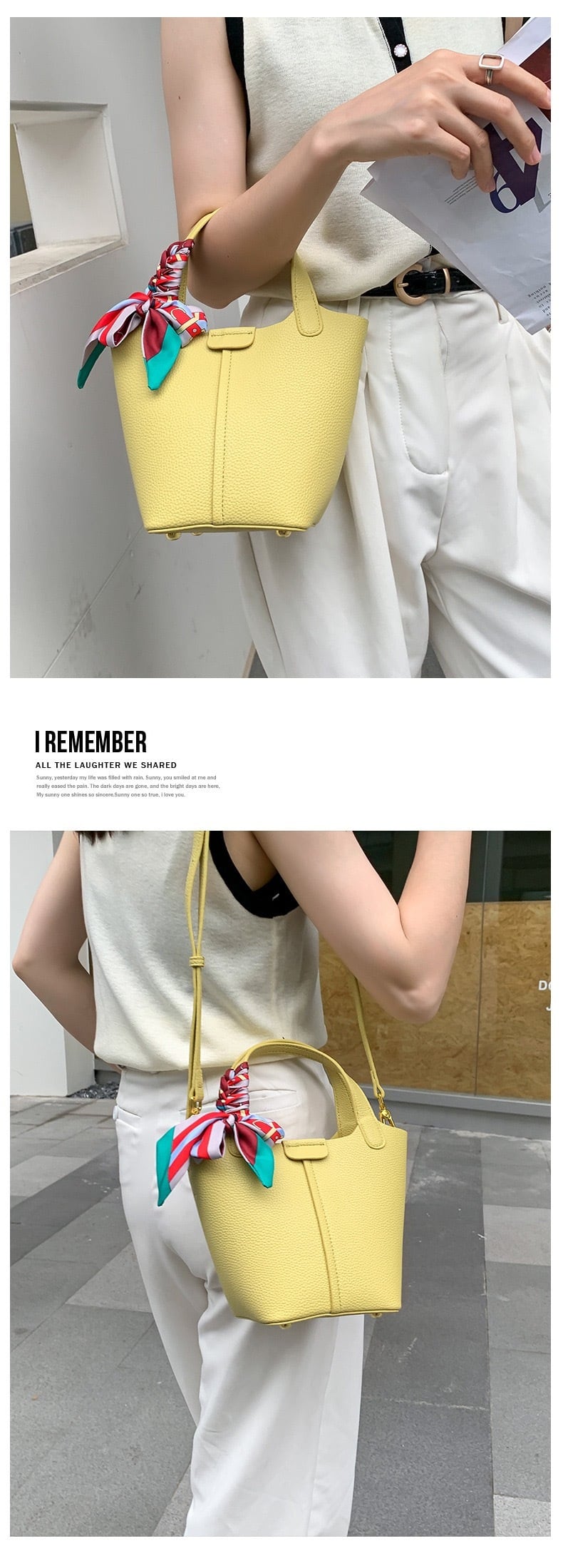 キューブバッグ 本革 カデナ チャーム付 ゴールド S/Mサイズ