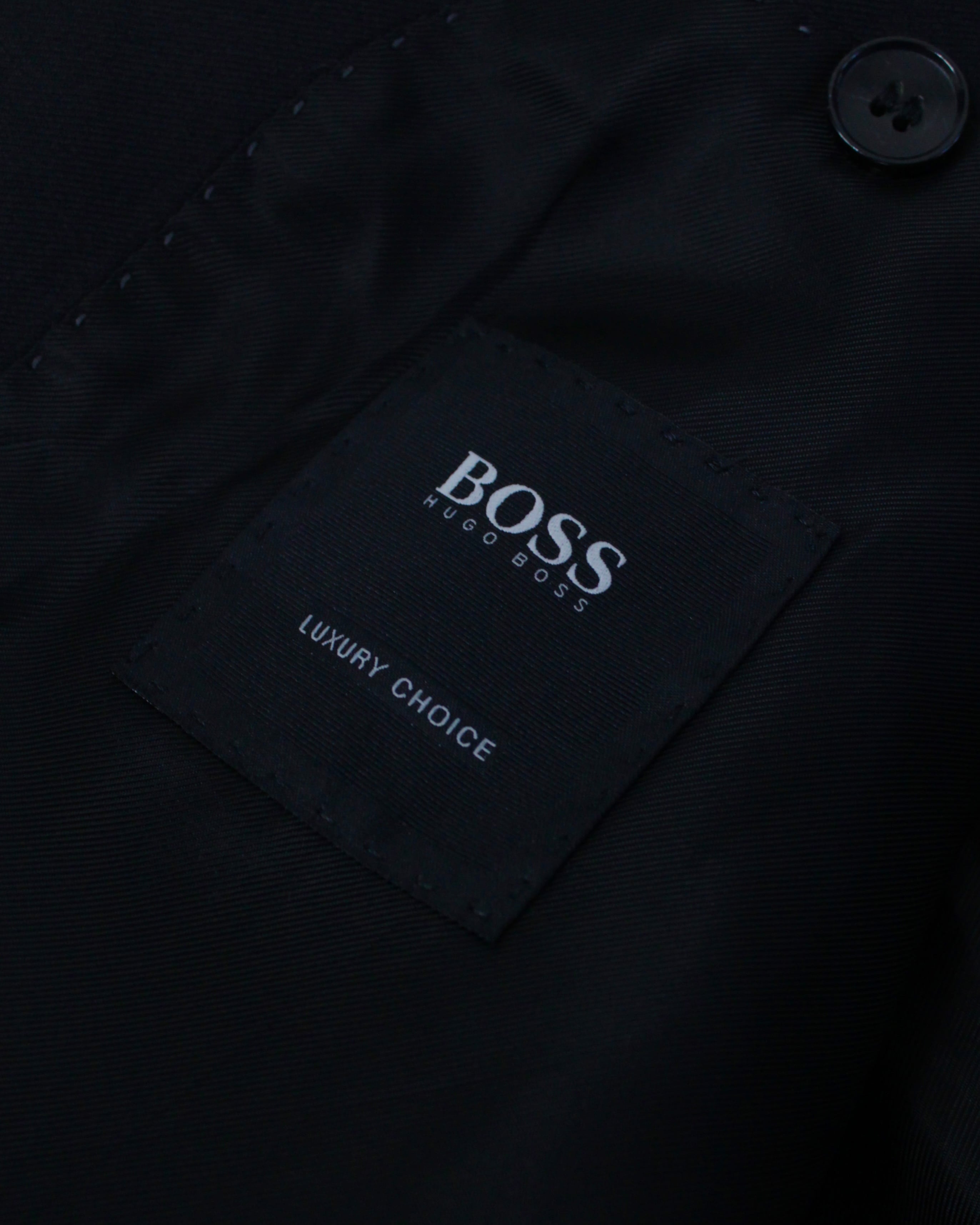 Caka BLACK】“BOSS HUGO BOSS” “Loro Piana” Single Breasted Tailored