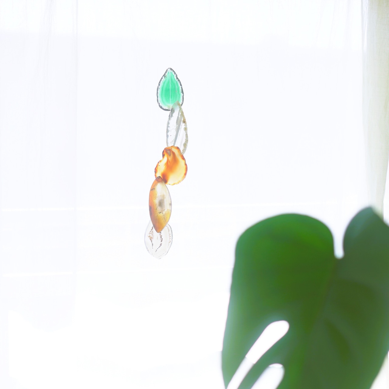 Apple Pie - アゲートヒーリングチャイム / Agate Sun Catcher Wind Chime 140