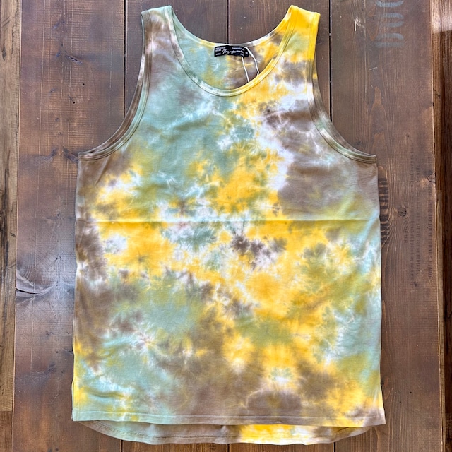 ナスングワム×ジャバラ【Nasngwam×JAVARA】Essential TieDye Tanktop (forest)Mサイズ
