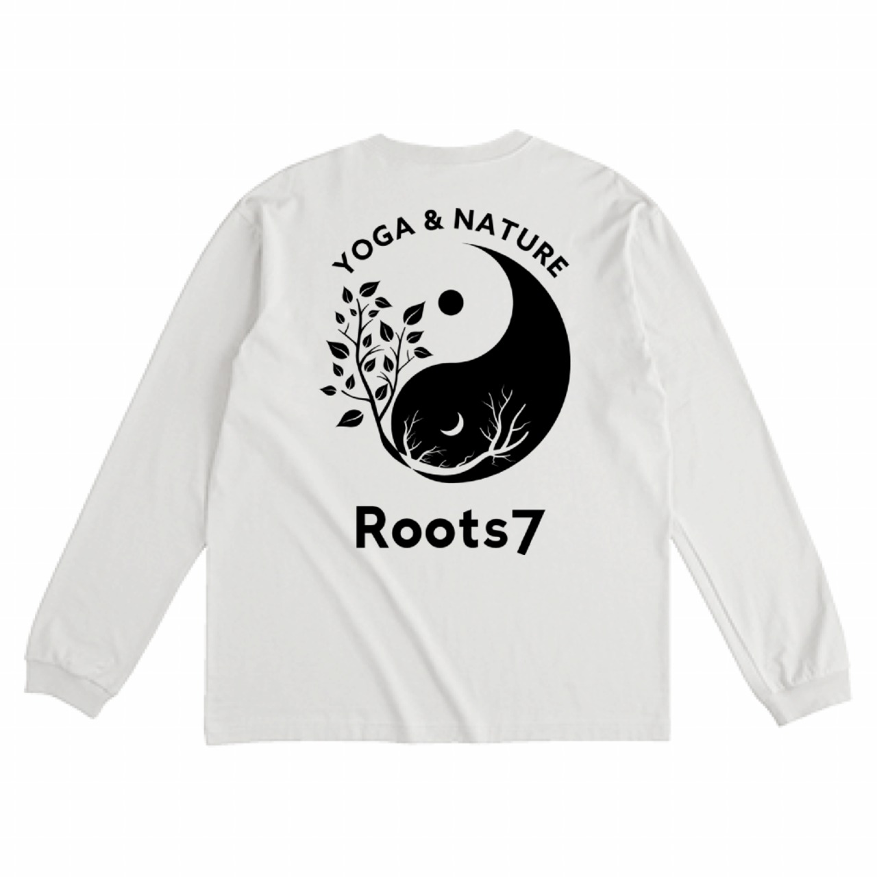Roots7 Yoga ロングTシャツ（ナチュラル）ver2