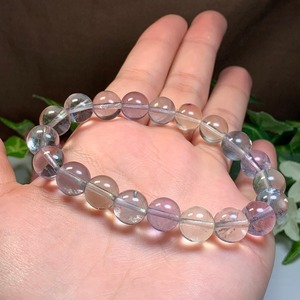 A80.優しい色合い☆フローライト ブレスレット