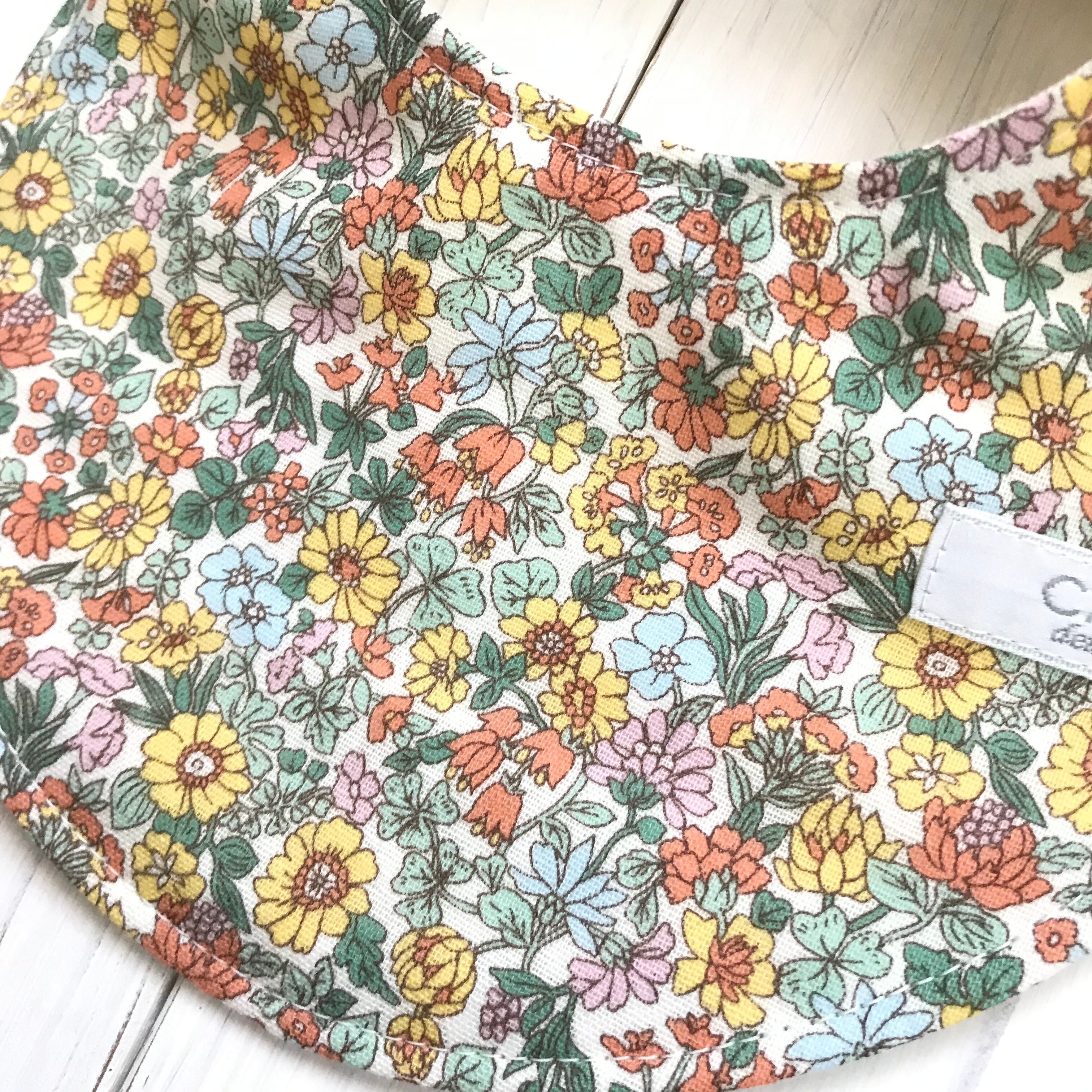 まんまるレーススタイ☆小花柄春イエロー