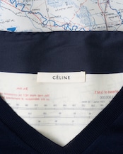 〈CÉLINE by phoebe philo〉Scarf-detail knit top