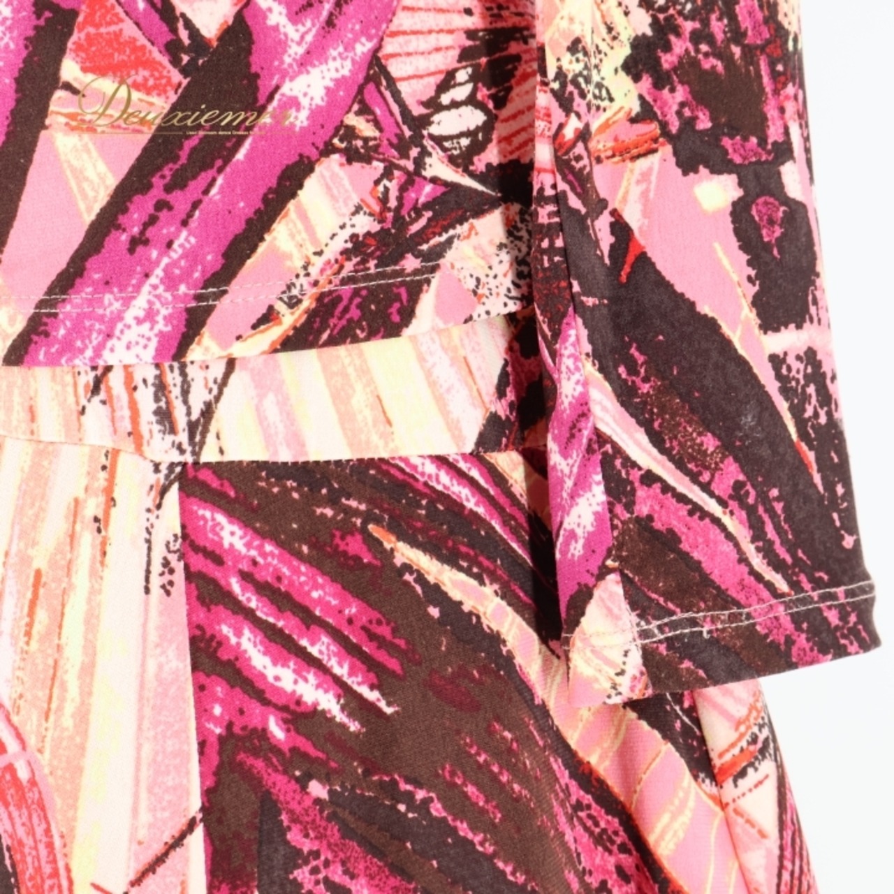 社交ダンス 衣装 チャコット Chacott ツーピース セットアップ ピンク レッスン パーティ 発表会 柄 模様 トップス スカート パープル系 ピンク系 日本製 フェスティバル おしゃれ ワンピース かわいい 伸縮性 衣装セット スリット 大人用 レディース ブランド 女性用 軽量 パーティ ドレス コスチューム